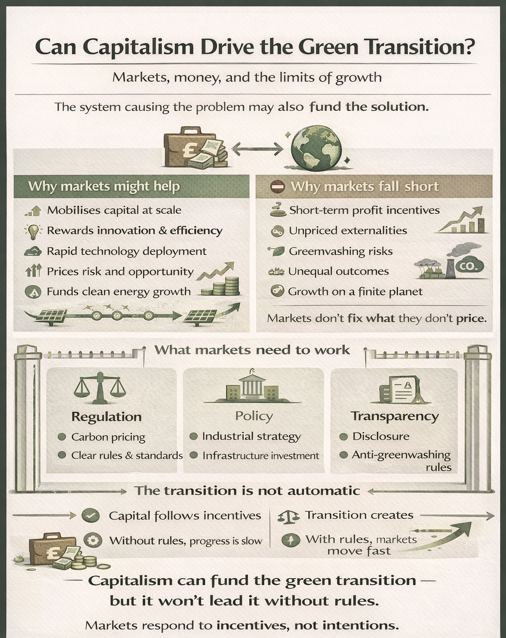 Can Capitalism Drive the Green Transition? - Sustainable Money